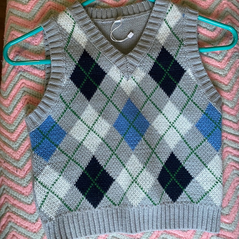 Y2K sweater vest